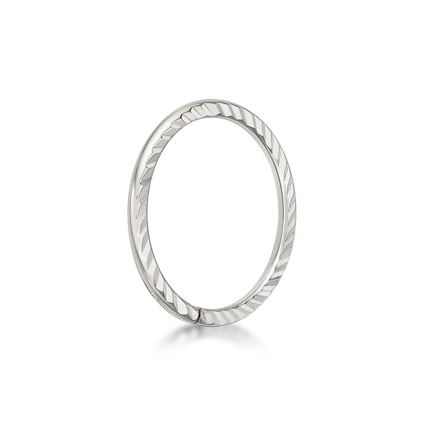 14K Gold Spiral Nose Hoop - 20G