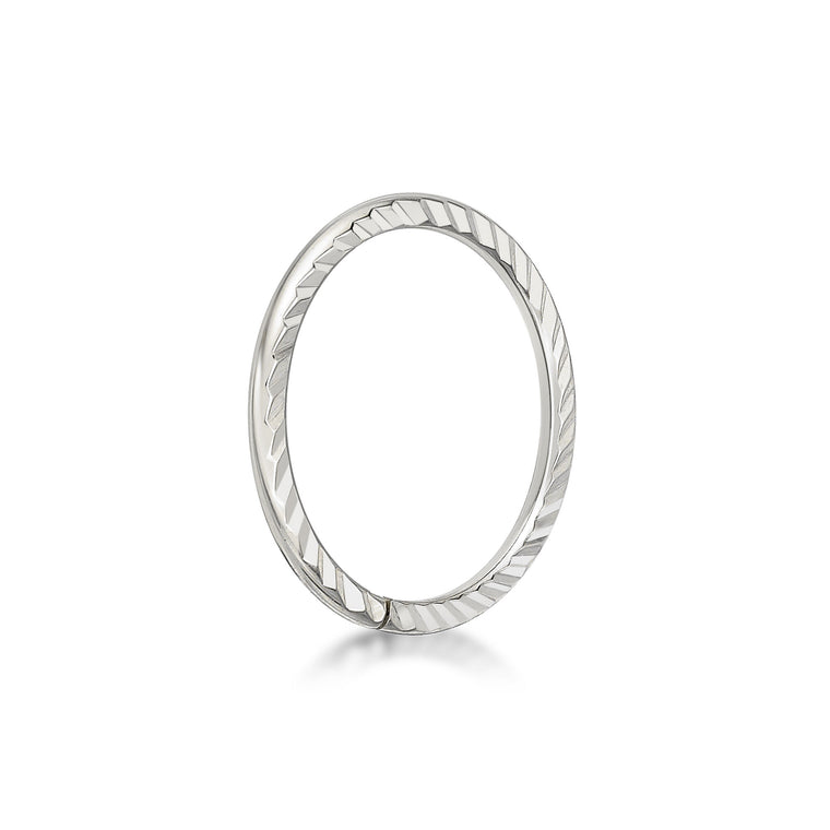 14K Gold Spiral Nose Hoop - 20G