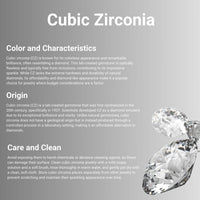 14K Cubic Zirconia Curved Nose Ring - 20G