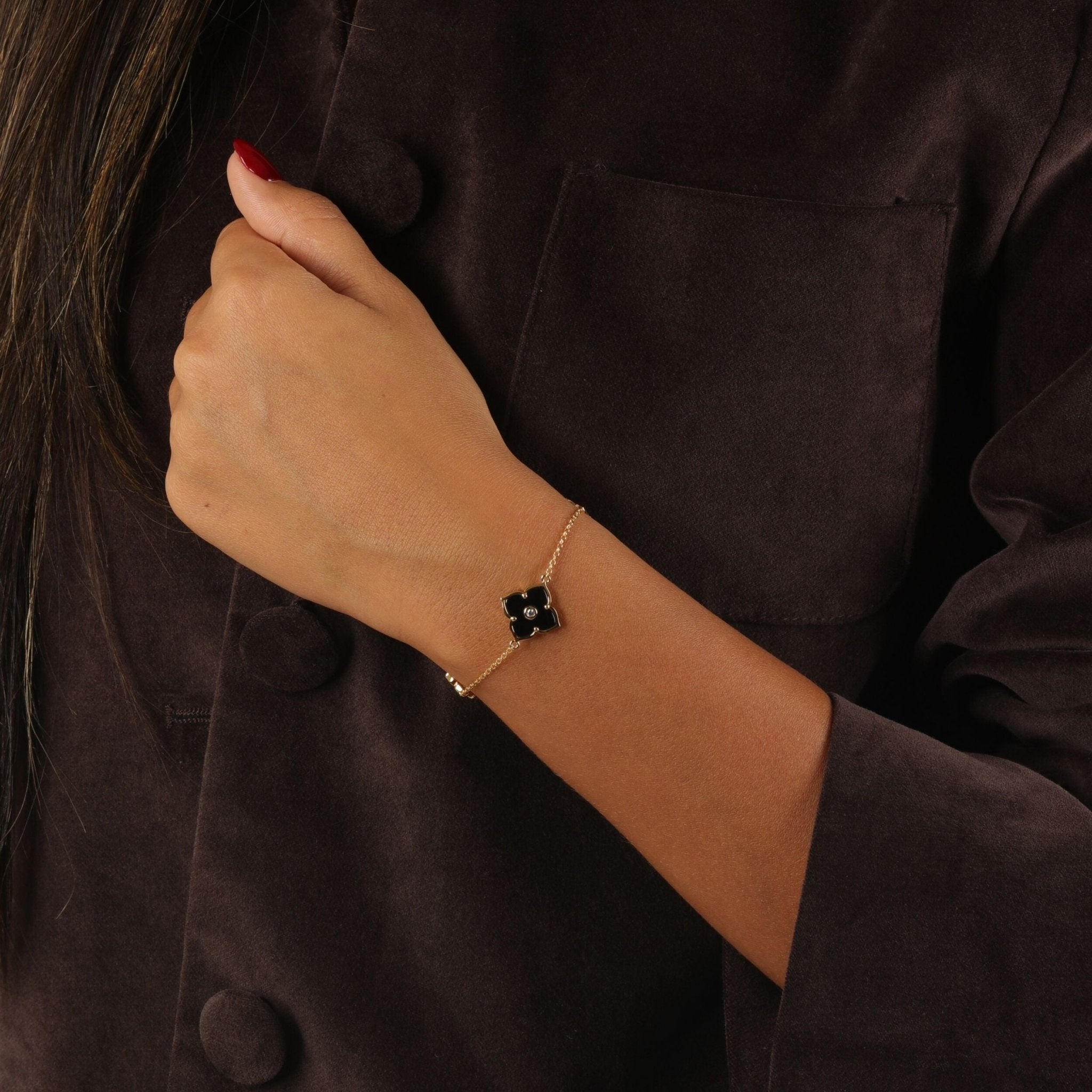 Flora Classic Triple Flower Station Bracelet