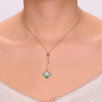 Flora Classic Double Flower Pendant
