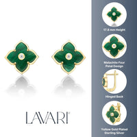 Flora Classic Flower Huggie Earrings