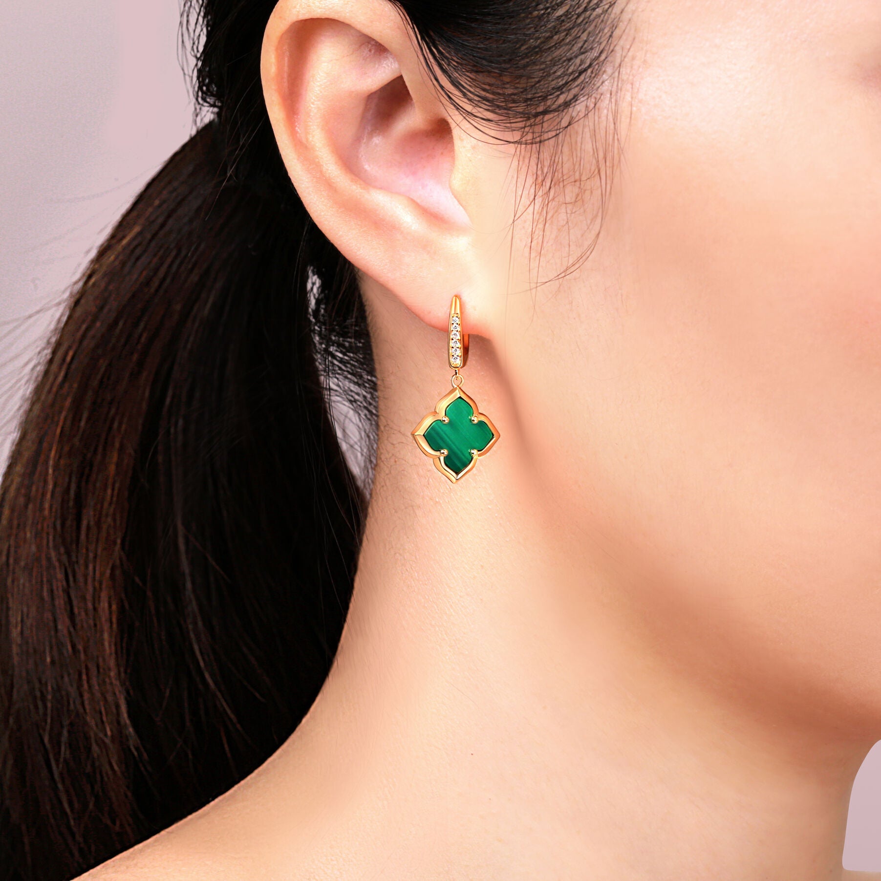 Flora Classic Flower Drop Earrings