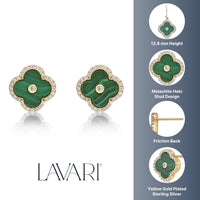 Flora Halo Flower Stud Earrings