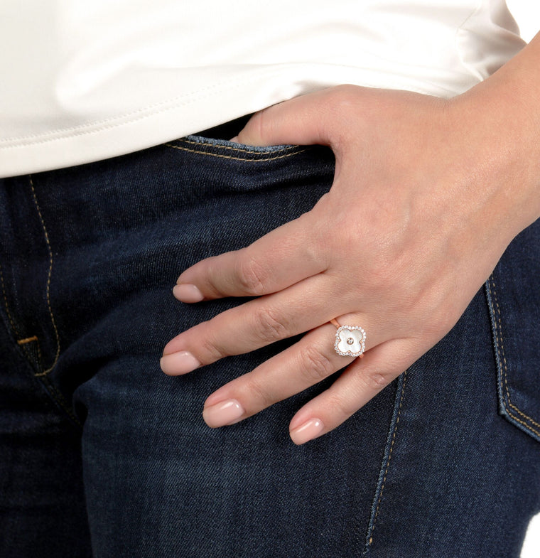 Flora Halo Flower Ring