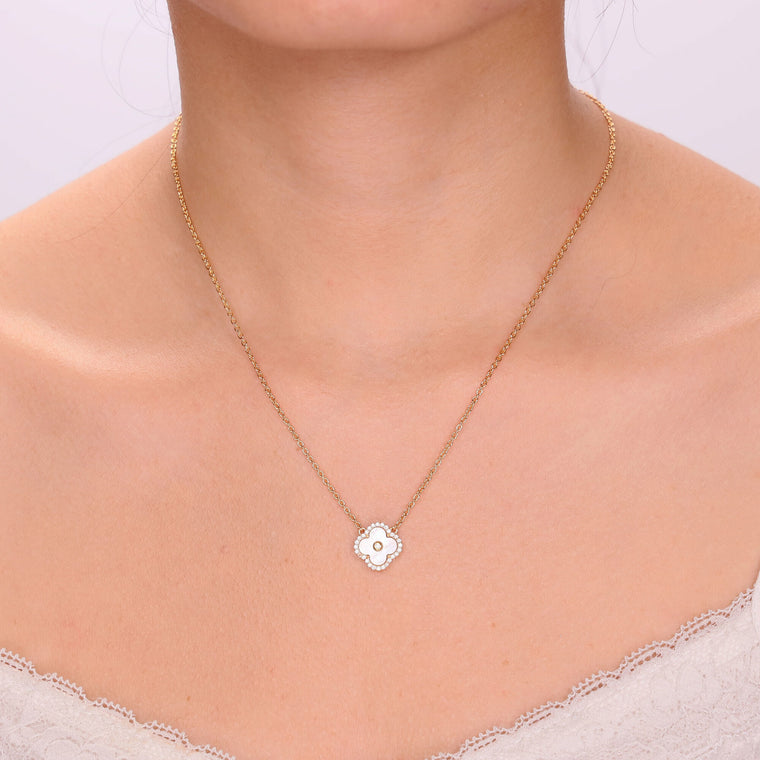 Flora Halo Flower Necklace