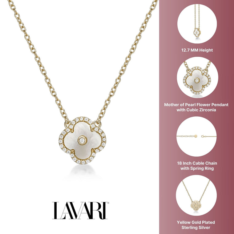 Flora Halo Flower Necklace