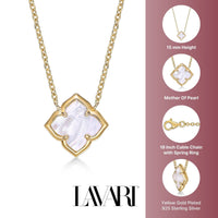 Flora Petite Clover Pendant Necklace