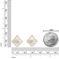 Flora Classic Flower Huggie Earrings