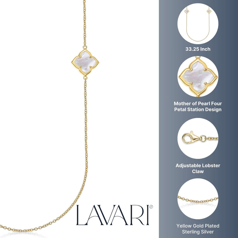 Flora Classic Long Station Necklace