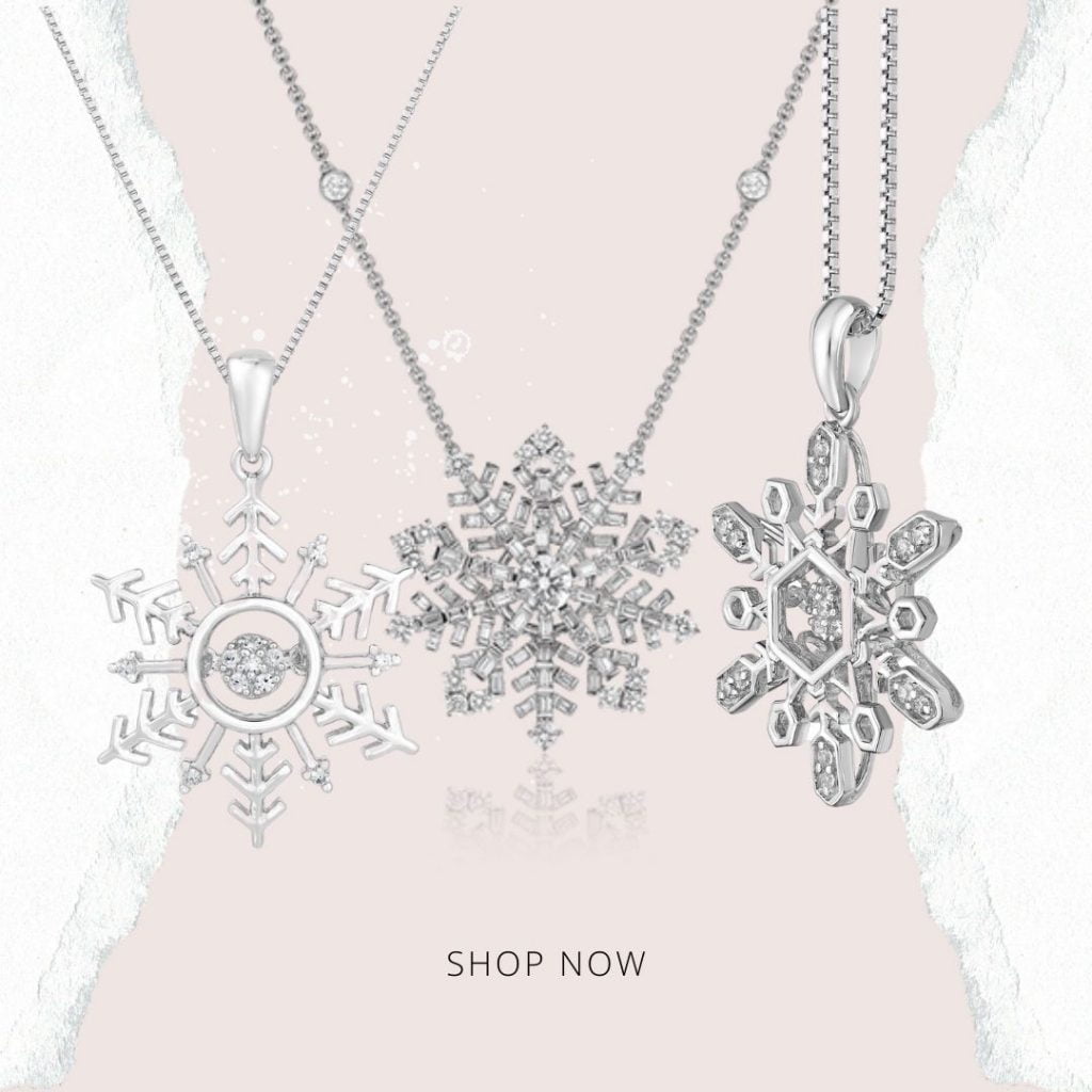 Lavari Flurry Collection - Snowflake Pendants