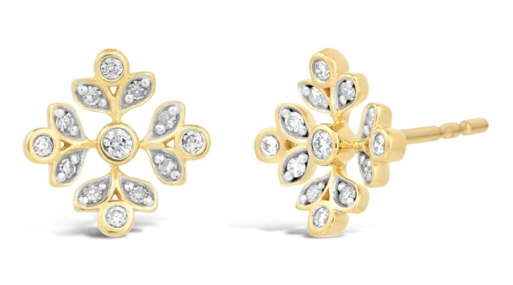 flurry-0-06-diamond-925-sterling-yellow-silver-fancy-snowflake-stud-earrings/