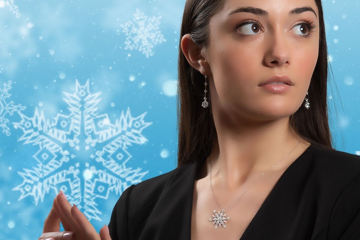 January 2022 Hero - Banner - Winter Clearance Sale Snowflake Jewelry