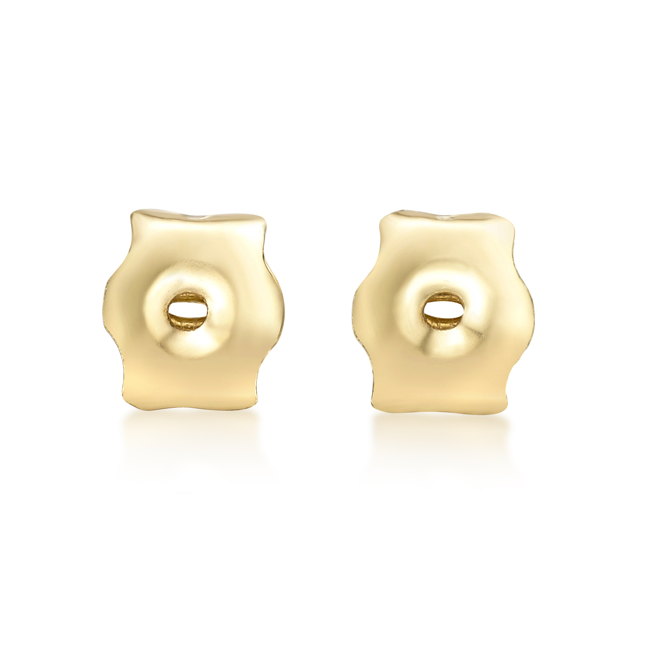 Women's Replacement Friction Earring Backs, 10K Yellow Gold, 1 Pair (2 Total) | Lavari Jewelers