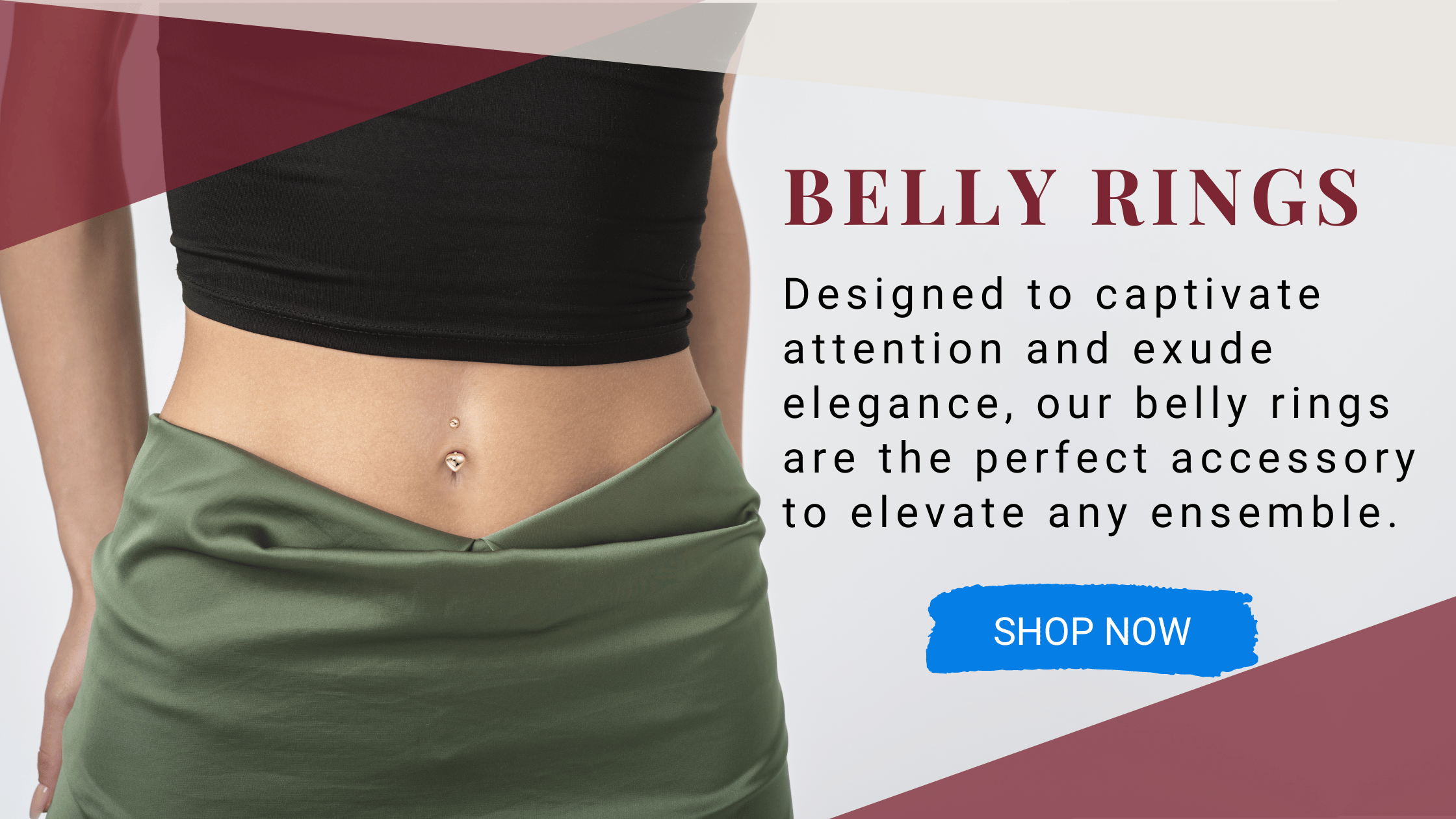 Women's Belly Rings Blog Ad